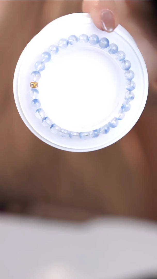 18K金镶嵌手链水晶@