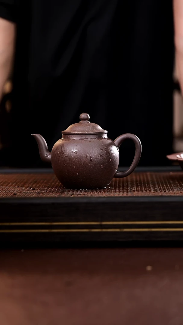 茶壶紫砂AA13188张明宫灯师承冯娟老紫泥240cc