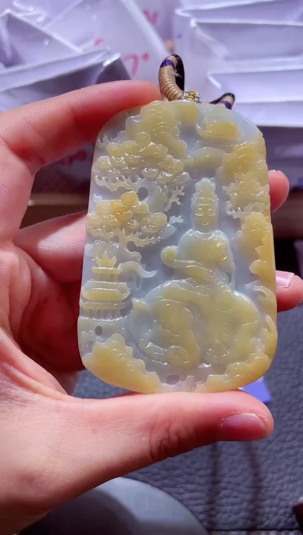 颈饰未镶嵌翡翠00004952普贤