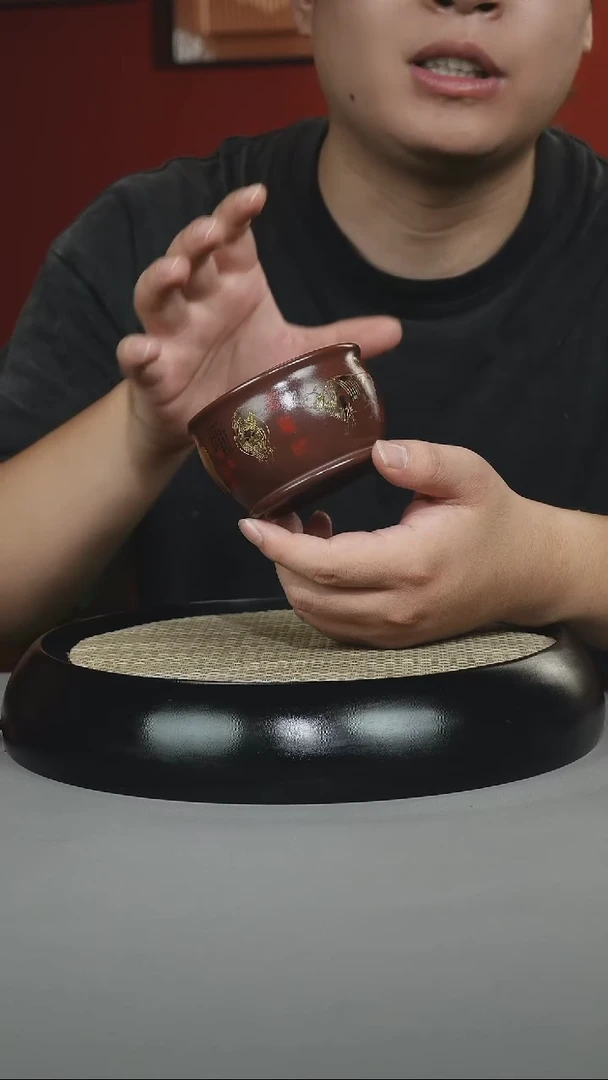 茶壶紫砂底槽清 五牛杯