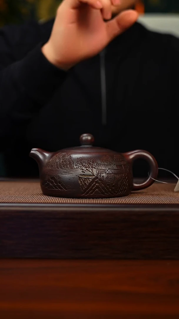 茶壶紫砂原矿紫砂手工茶壶