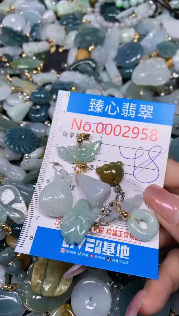 【闪购商品】翡翠颈饰未镶嵌含绳0002958