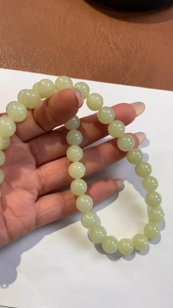 【闪购商品】和田玉项链未镶嵌黄口10mm项链