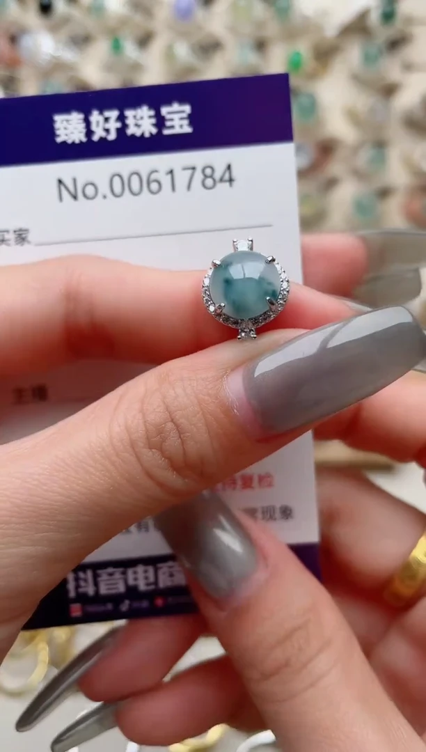 【闪购商品】翡翠戒指银S925镶嵌..........