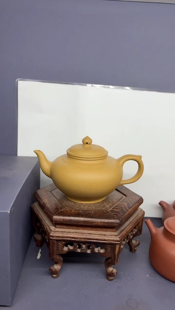 茶壶紫砂黄金段 笑樱
