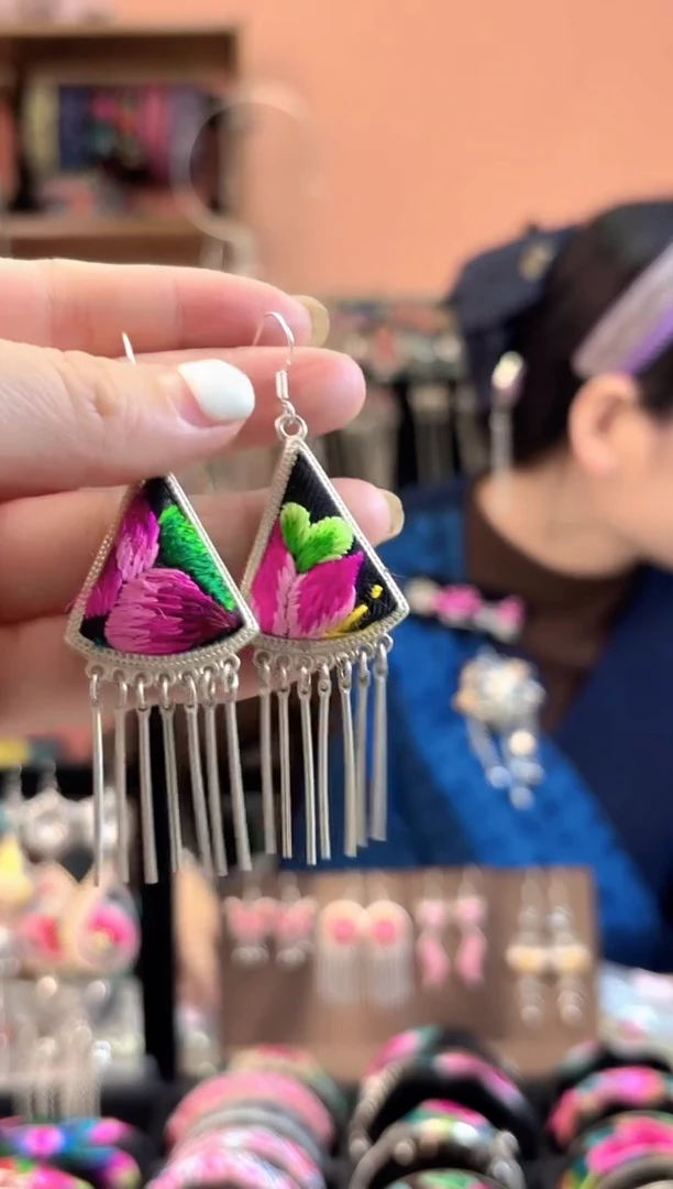 织绣艺枝独绣手工饰品265