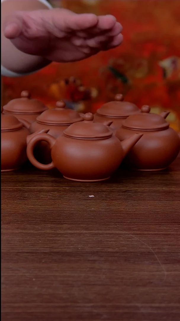 【闪购商品】紫砂茶壶朱泥水平一只120CC