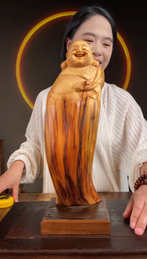 柏木（崖柏）手工摆件,先抢先得! 编号:47