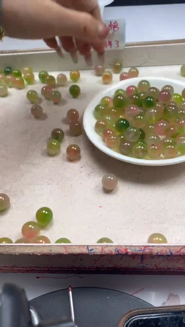 【闪购商品】玛瑙/玉髓颈饰未镶嵌w831水蜜桃12mm*10颗