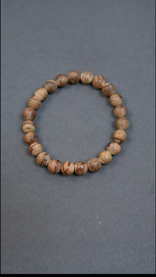 沉香沉香碎屑9mm菩萨棋花珠5.6g