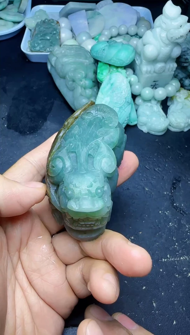 颈饰未镶嵌翡翠天然A货翡翠1