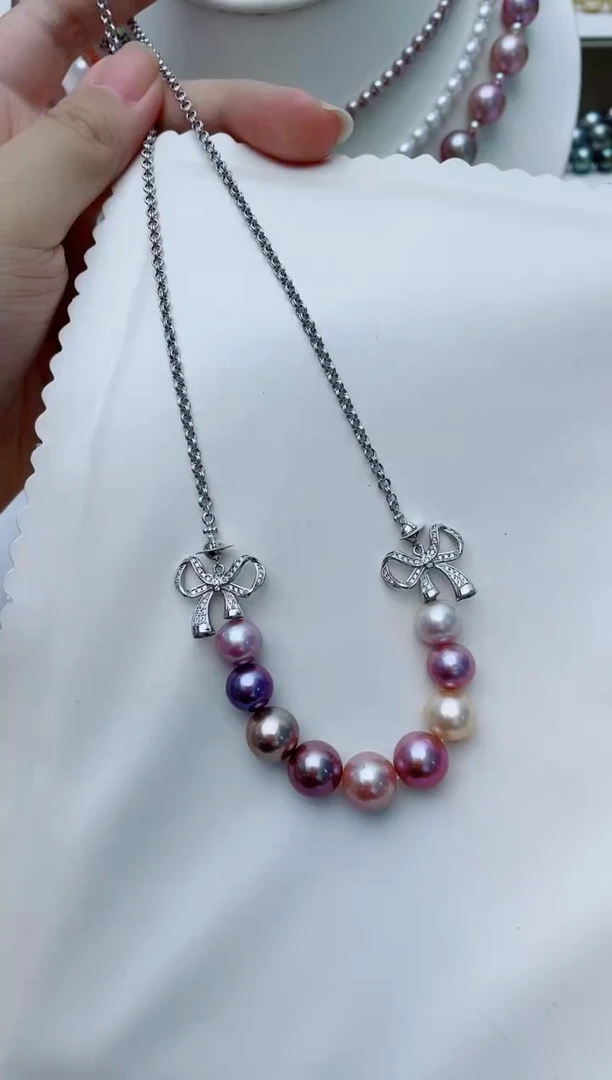 淡水珍珠未镶嵌颈饰W30