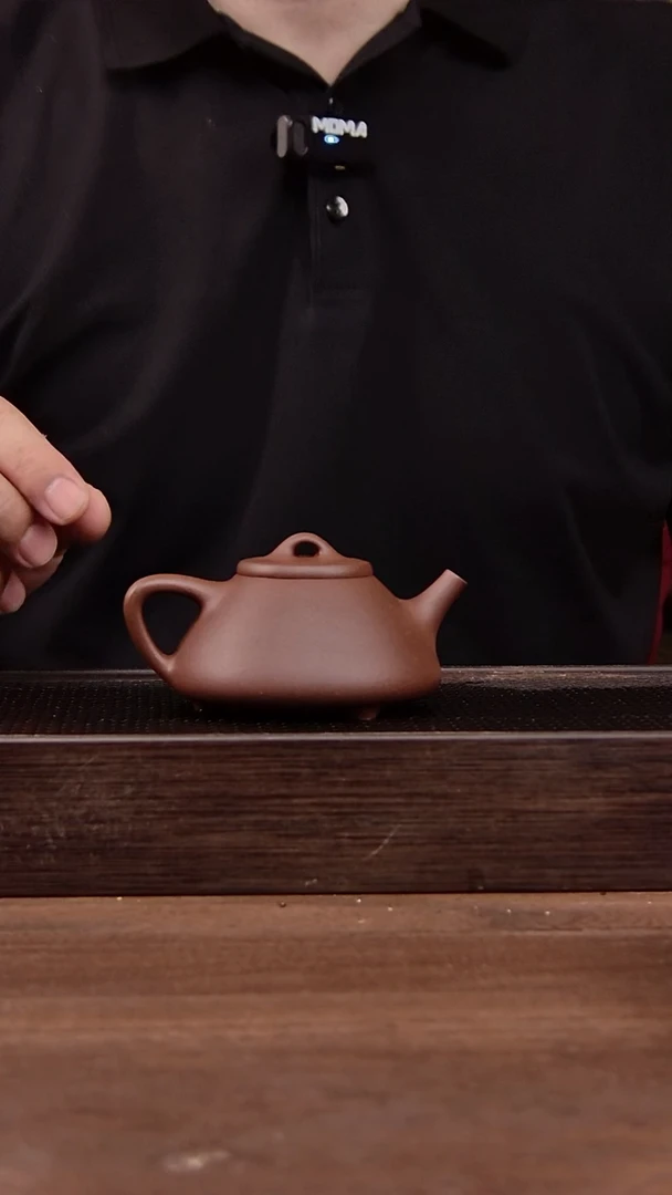茶壶紫砂茶*紫泥子冶石瓢    150CC  （新）