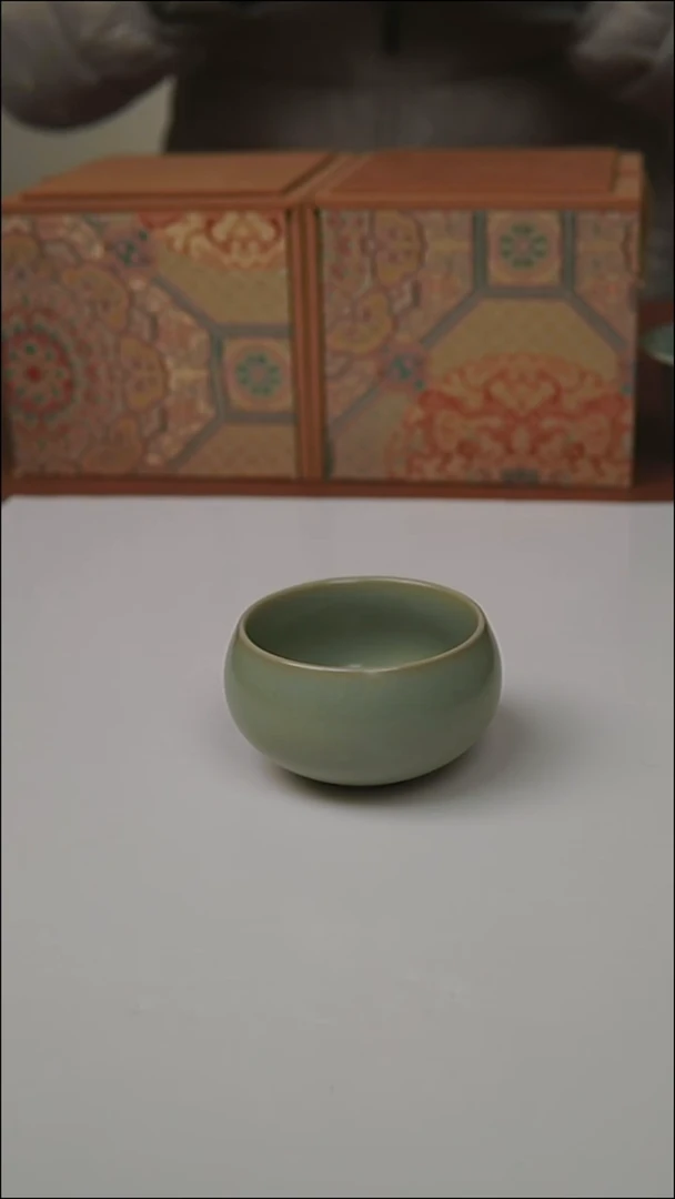 杯子瓷富山严选汝瓷