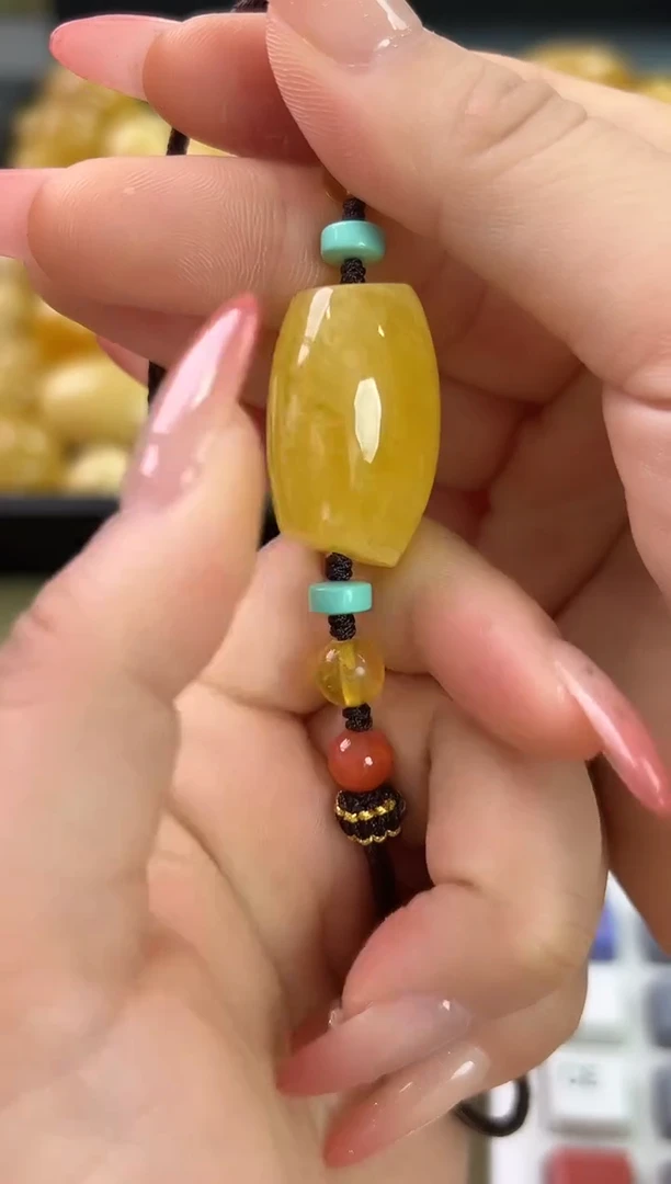 裸石琥珀未镶嵌琥珀蜜蜡吊坠