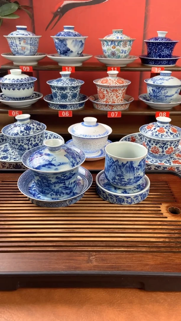瓷器景德镇高温精选茶具