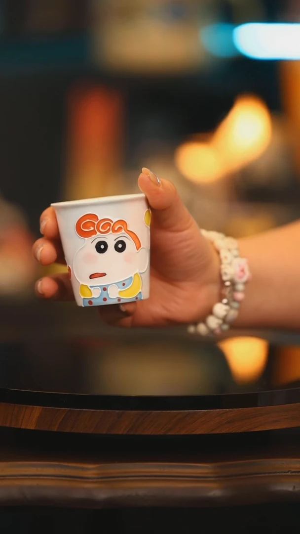 【闪购商品】杯子景德镇高温釉下彩绘设计师款