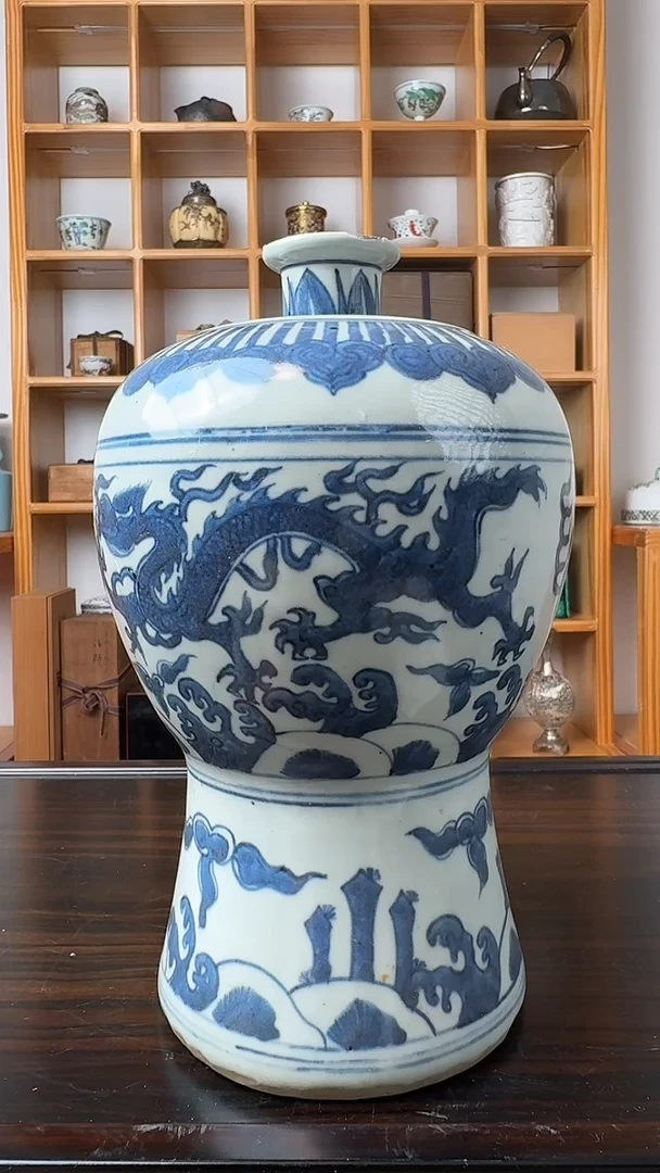 瓶一件青花花卉纹瓷瓶