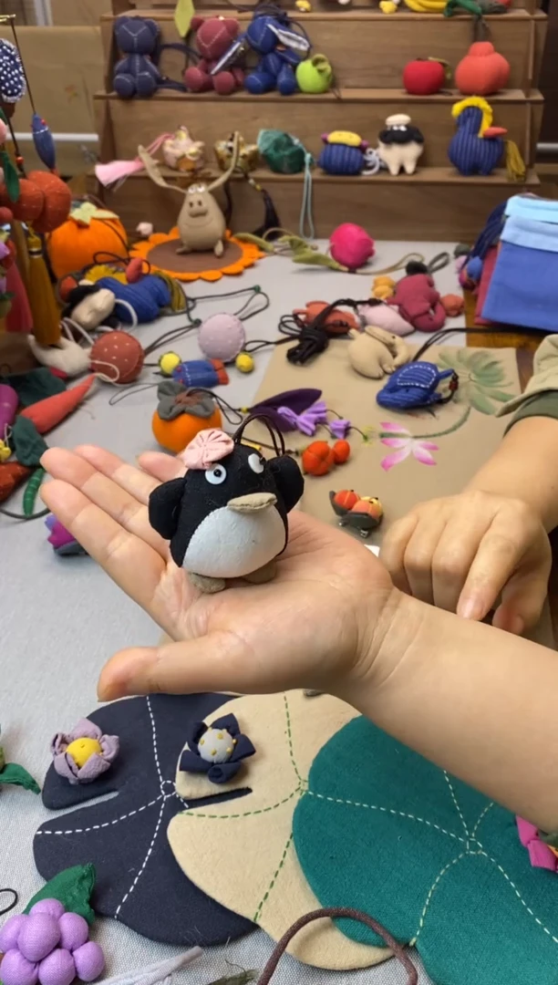 布布艺企鹅 挂件配件