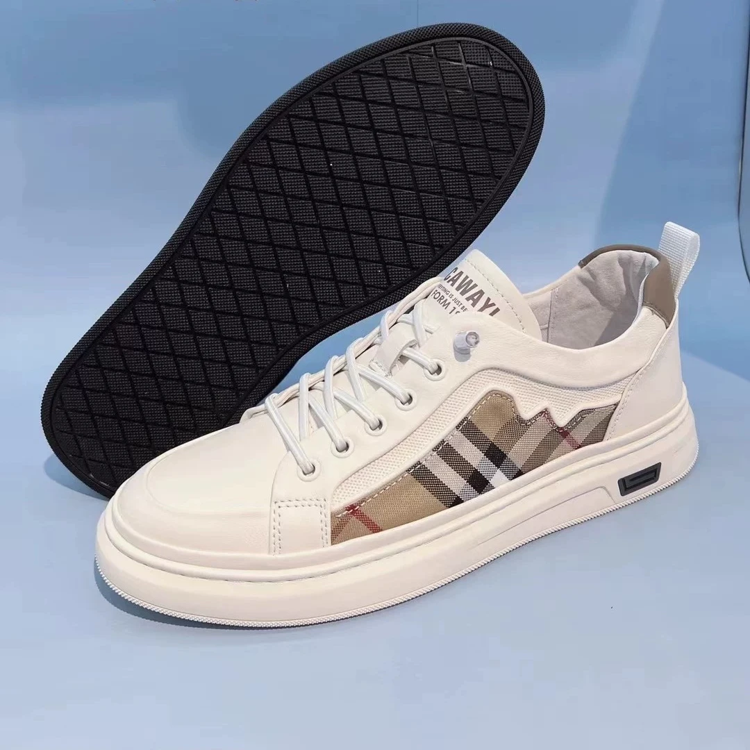 真皮高端时尚百搭真皮男士休闲鞋 253-4160025