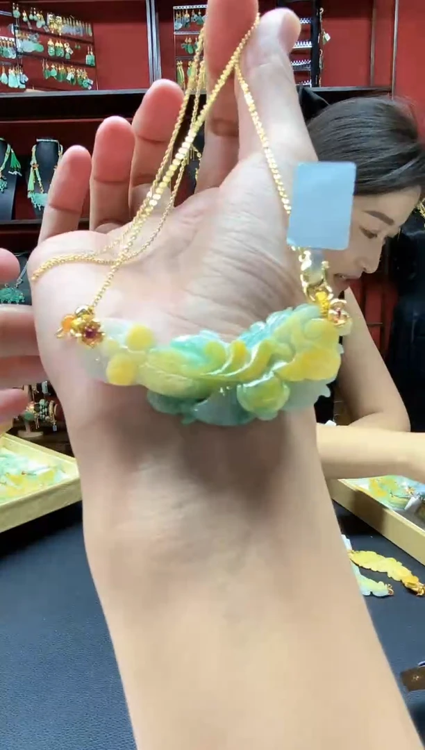 颈饰未镶嵌翡翠翡翠吊坠