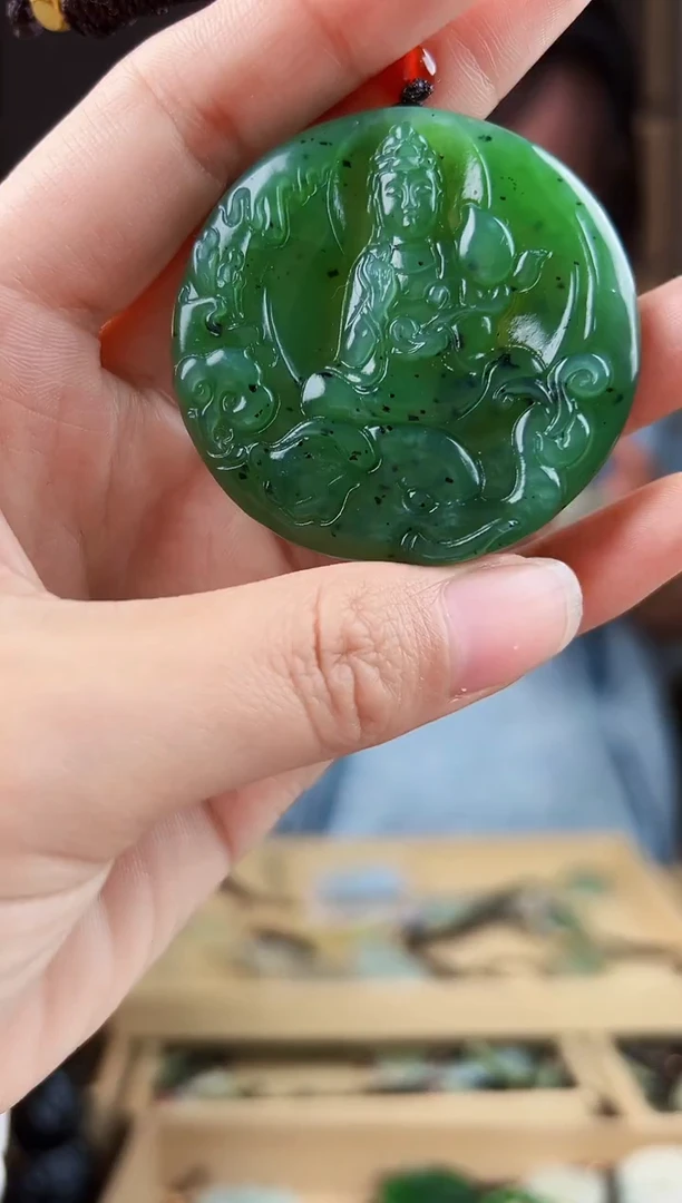 颈饰未镶嵌和田玉拍一发一，多样性发货