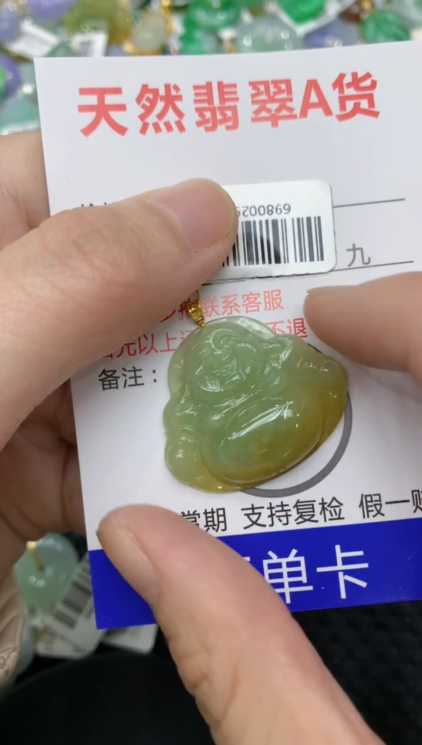 【闪购商品】翡翠颈饰18K金镶嵌11111111111