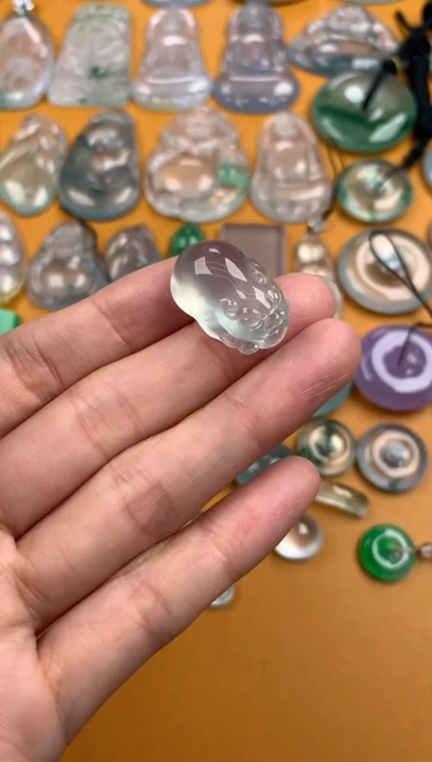 颈饰未镶嵌翡翠21.8-14.6-10