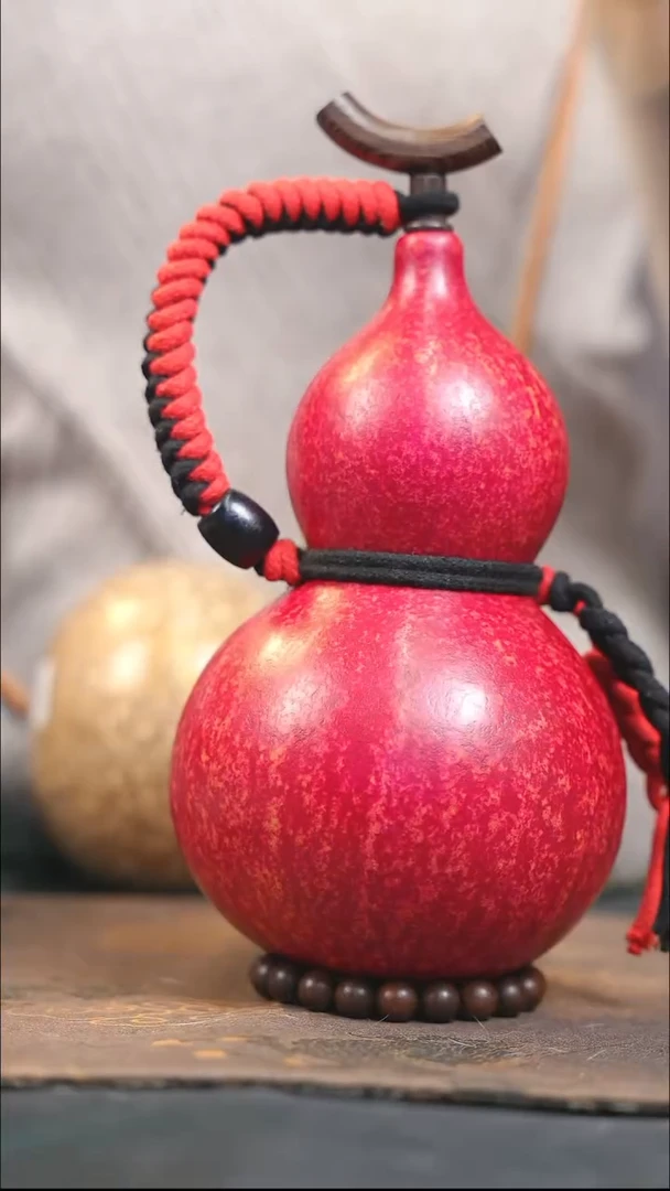 【闪购商品】XQ270大漆酒葫芦不包手串及旋转底座