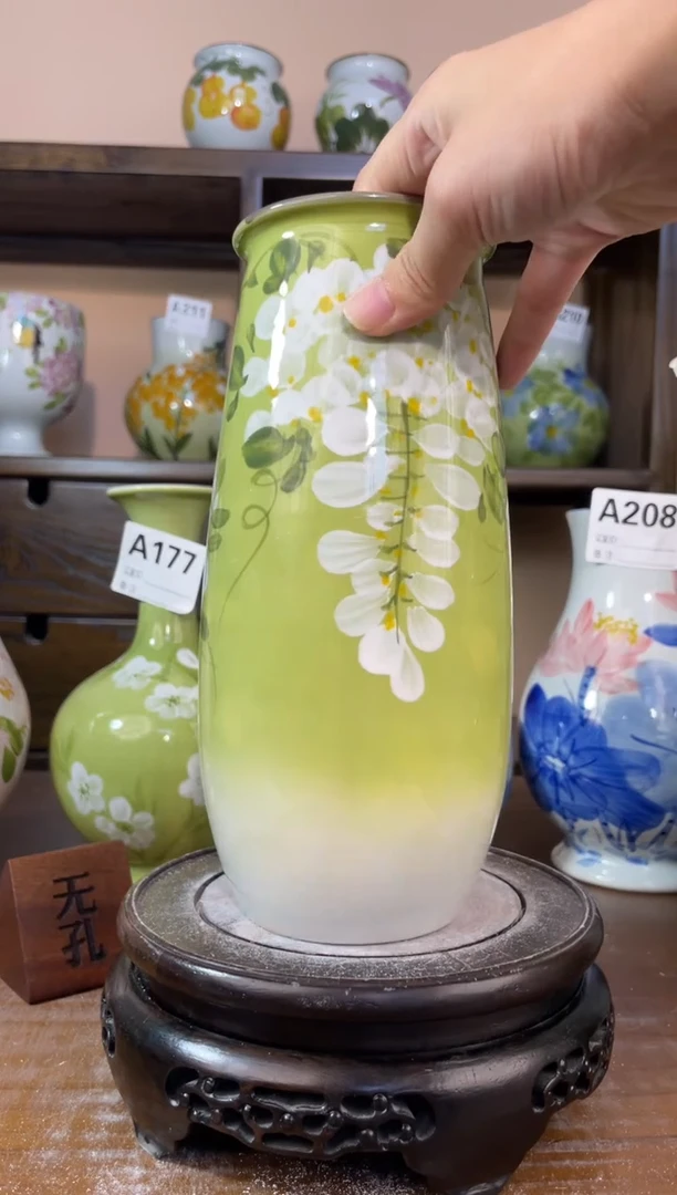 瓶景德镇手绘陶瓷花瓶 源头工厂