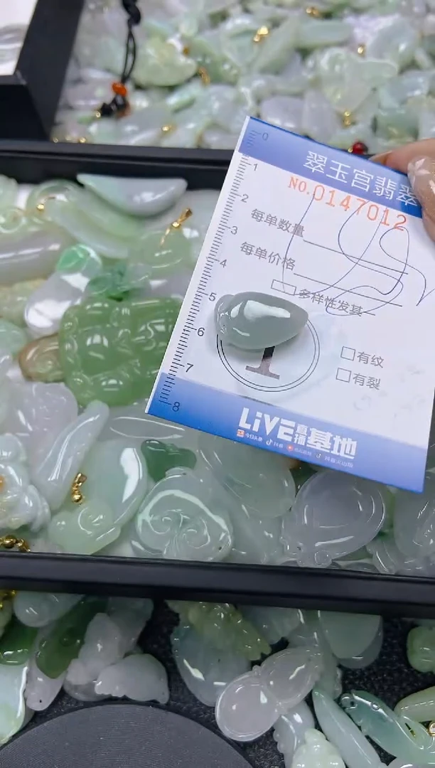 翡翠未镶嵌颈饰闪购0147012