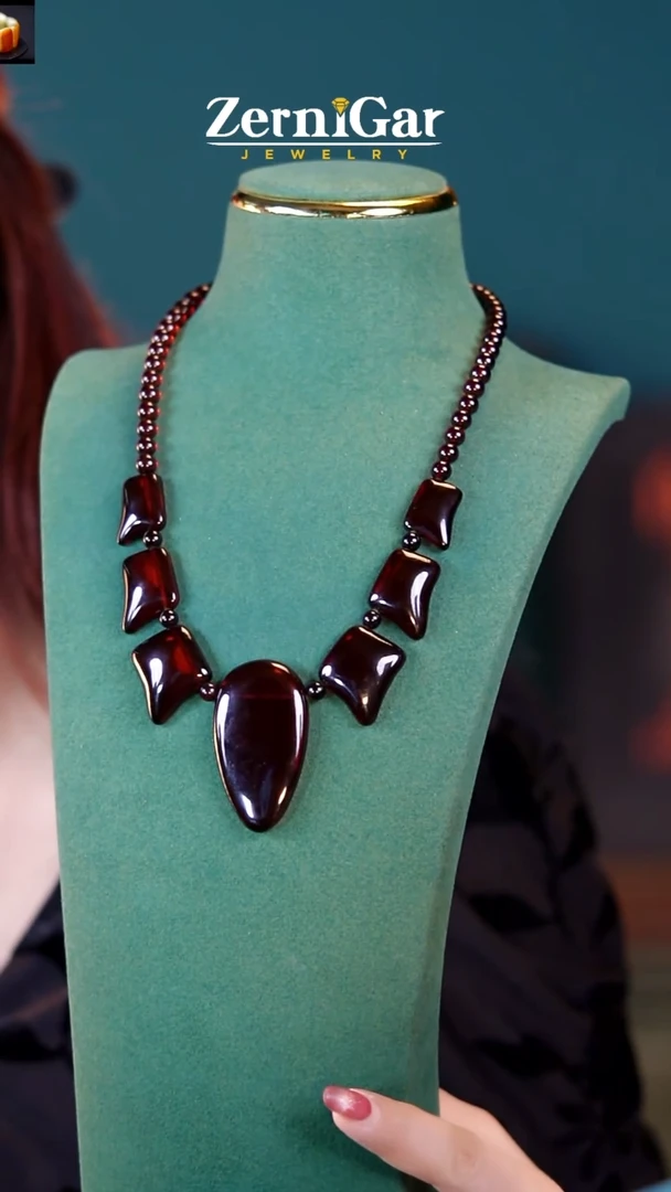 【闪购商品】琥珀颈饰未镶嵌天然琥珀项链