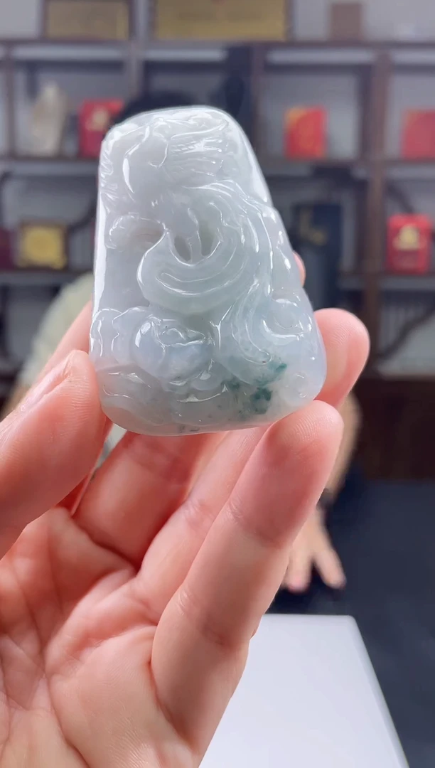 吊坠(不含链)未镶嵌翡翠天然A货翡翠多样性发其一JYZY-9.18-68