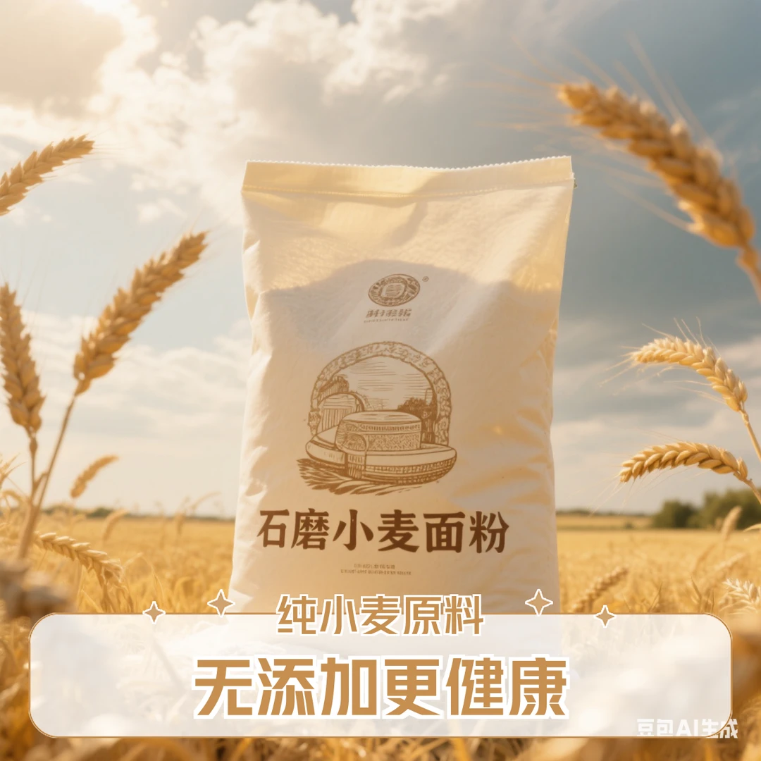 无添加 无提取  有麦芯 小麦面粉
