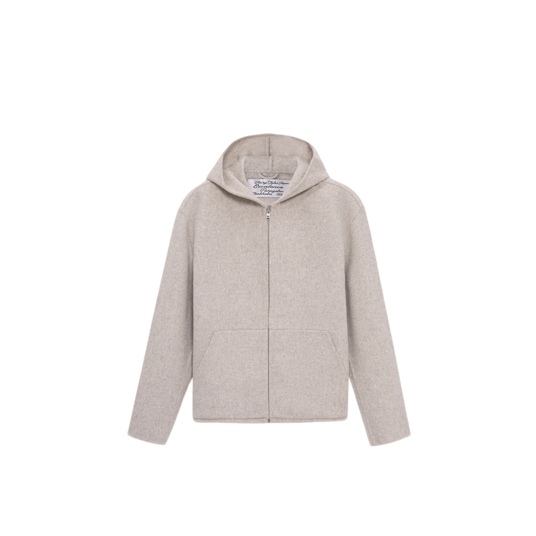 ANN DNR25·FW 100% 澳毛 简约双面呢羊毛夹克外套SM12448