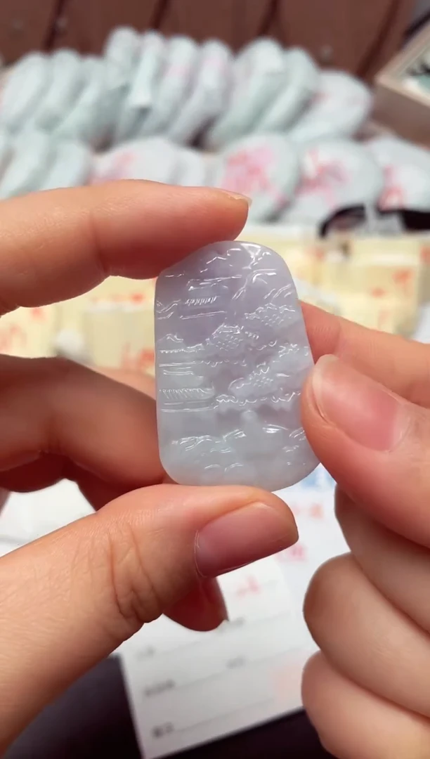 颈饰未镶嵌翡翠翡翠A货