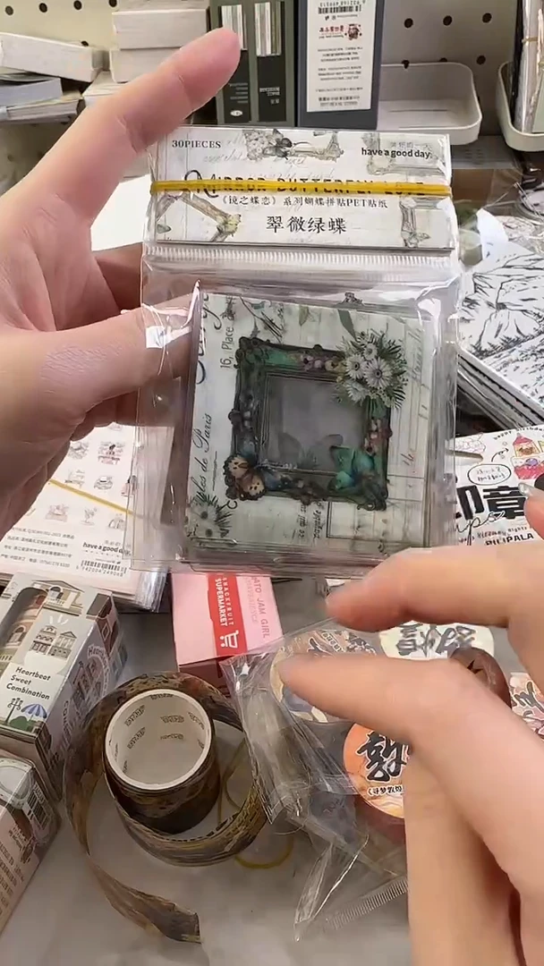 1-8镜之蝶恋贴纸5款