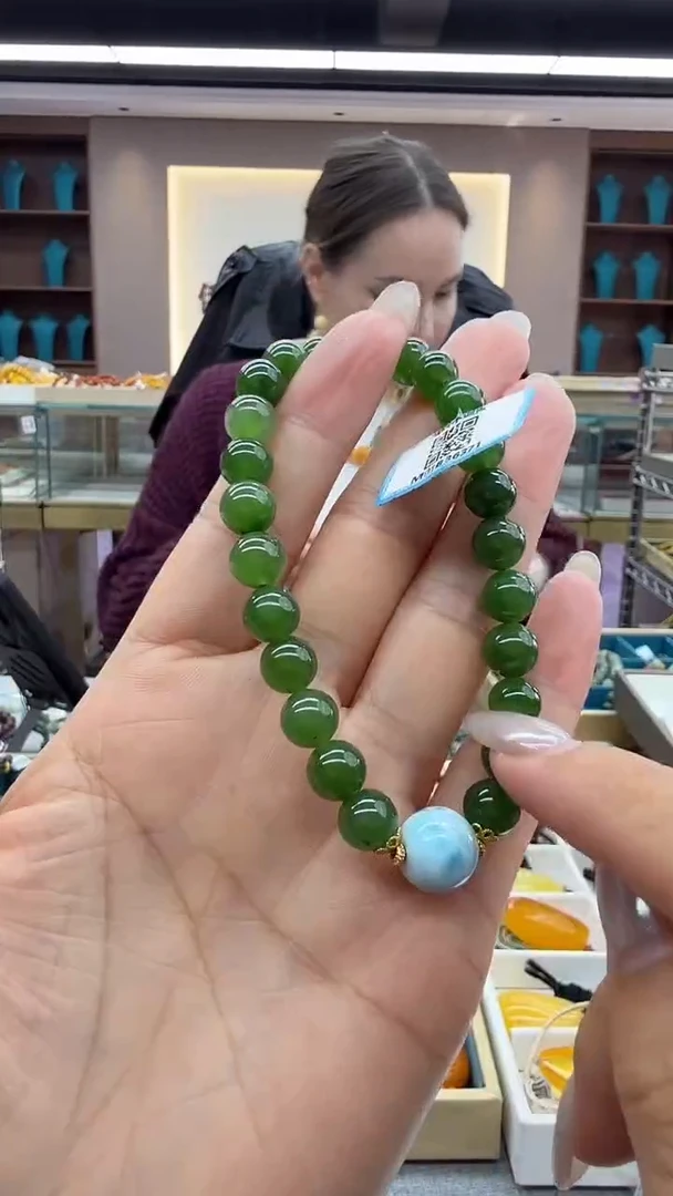 未镶嵌手链和田玉288秒拍号假一罚三