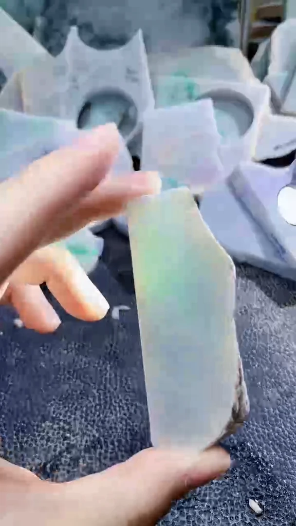 裸石翡翠天然A货翡翠板料