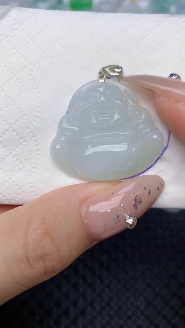 颈饰未镶嵌翡翠天然缅甸翡翠a货百元以上9元证书费自理