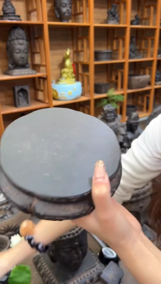 陶土【火山泥】金箍坛底座
