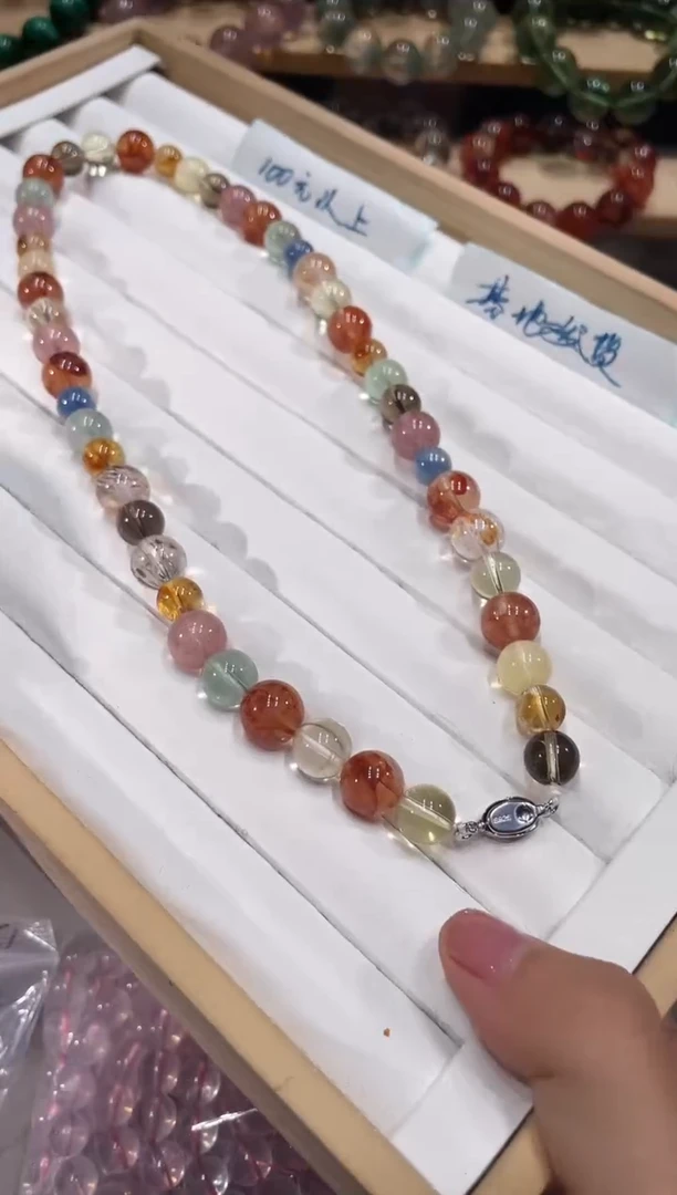 未镶嵌手链水晶水晶项链多样性发一