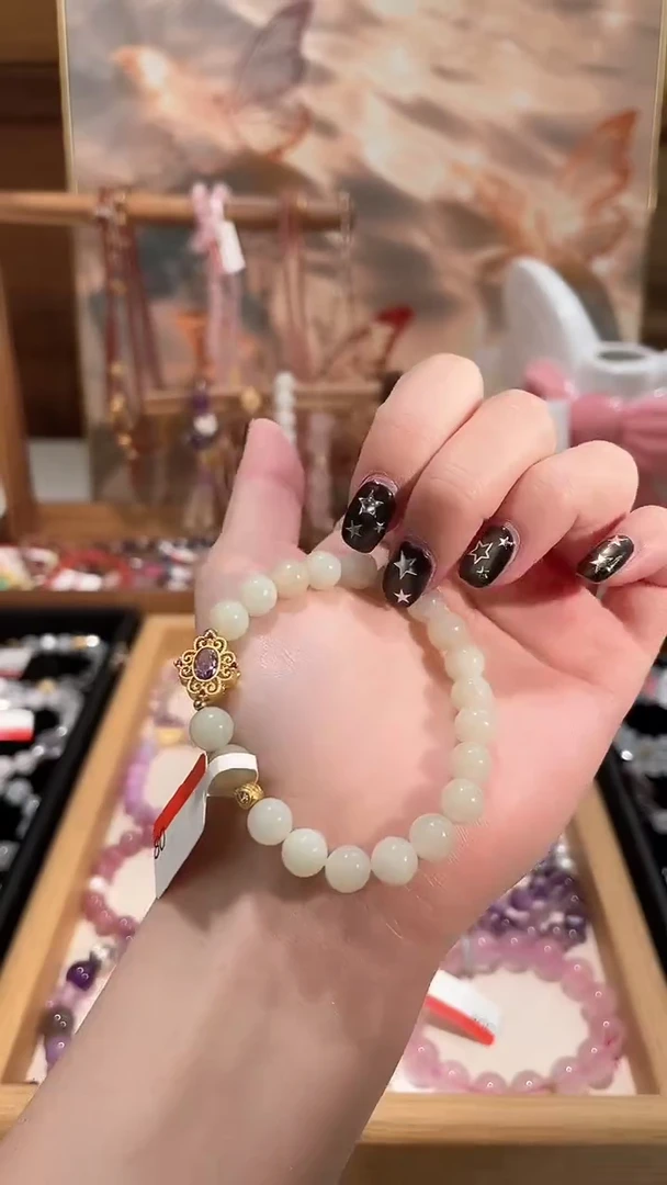 【闪购商品】水晶手串合金桑烟定制038