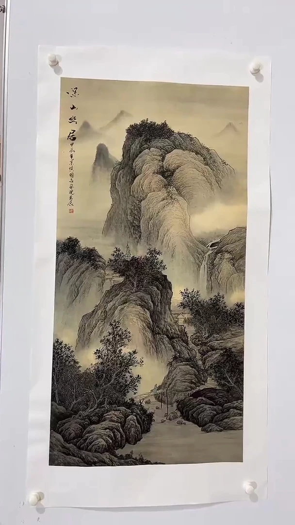 国画商老师国画作品5