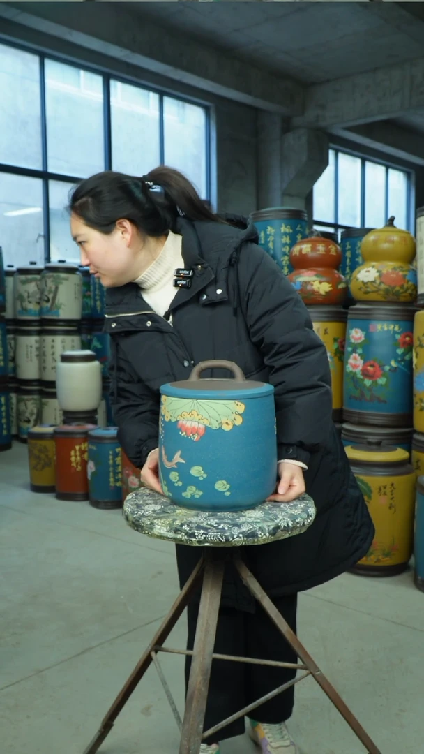 【闪购商品】紫砂茶叶罐8-9饼紫砂茶叶罐