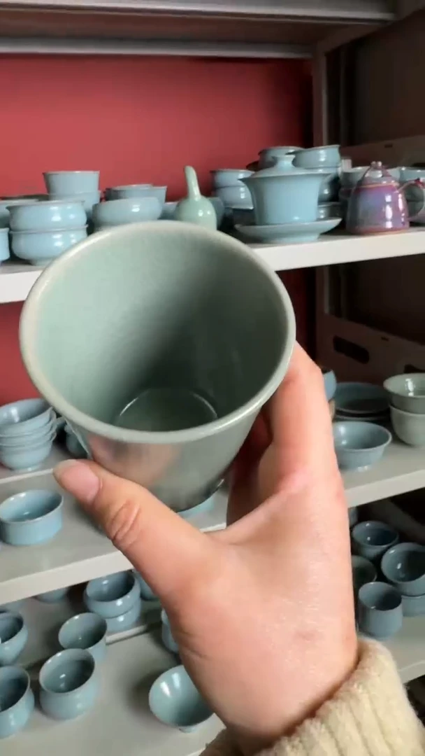【闪购商品】杯130汝瓷纯手工可乐杯