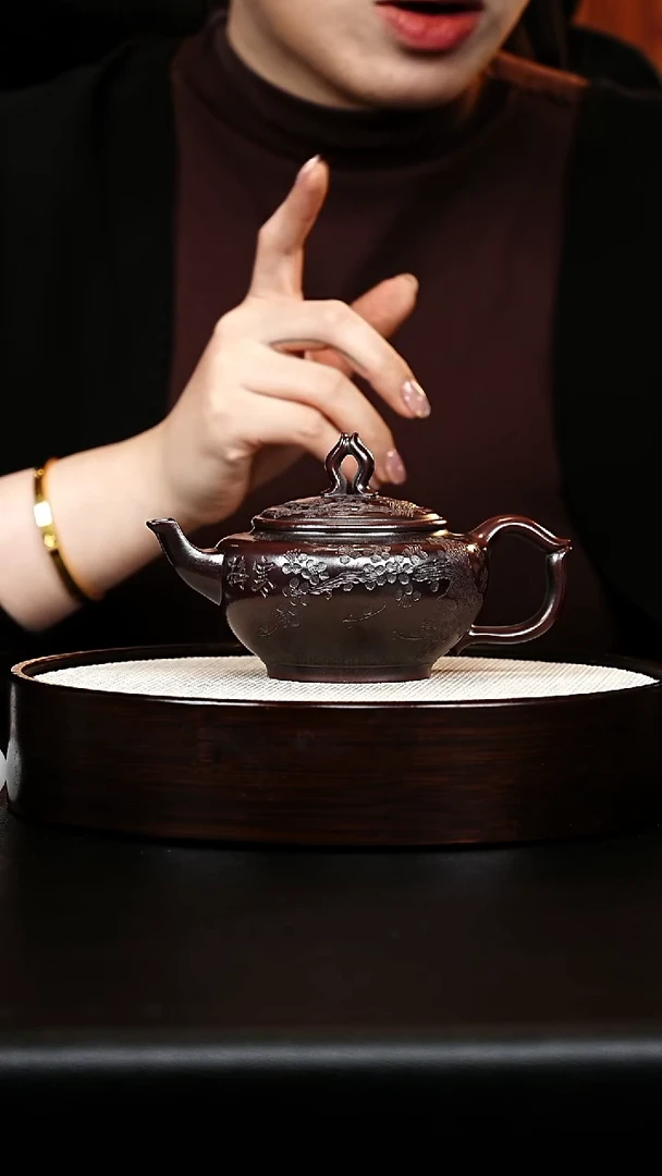 茶壶紫砂宫灯壶
