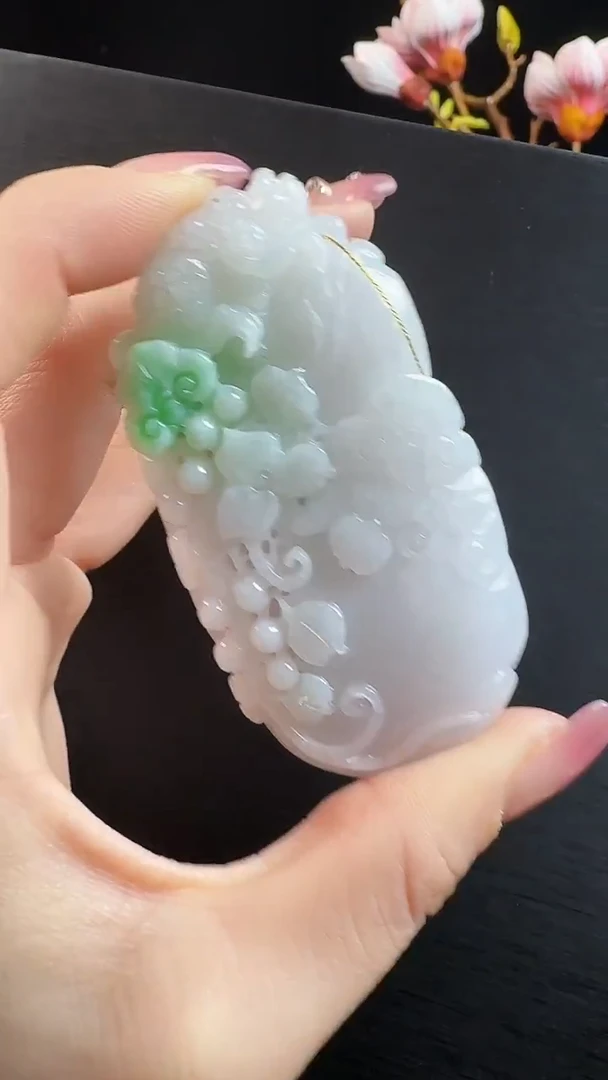 颈饰未镶嵌翡翠翡翠金蟾吊坠