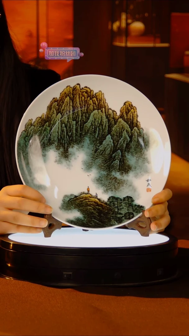 摆件瓷片景德镇陶瓷 摆件x038