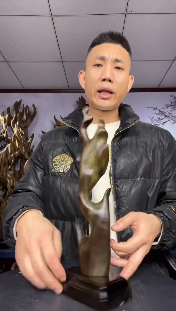 金丝楠木雕款利****博金丝楠木工艺品摆件